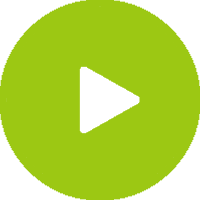 Green round play icon